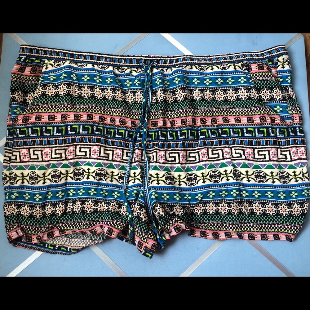 Multi colored shorts